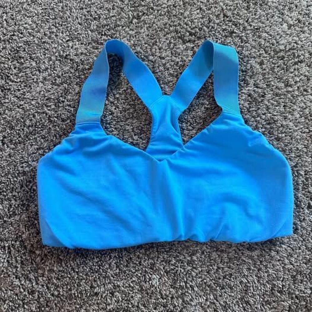 Aerie offline sports bra blue